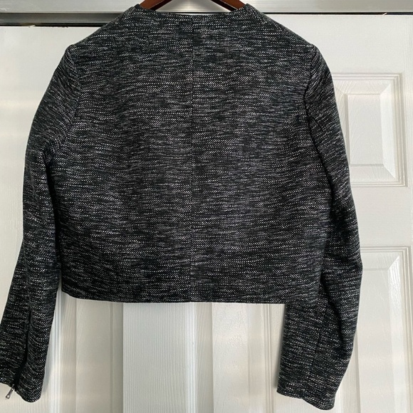 Anne Klein Black and White Tweed Blazer - Picture 7 of 10